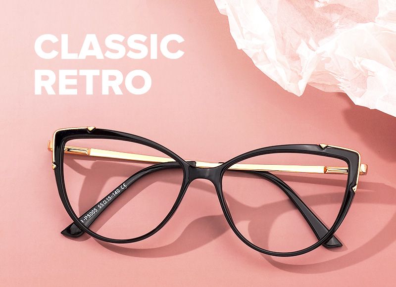 Full frame Yulissa Eyeglasses with TR90 for women -Zeelool Glasses4