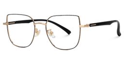 Linda Cateye Black Glasses1