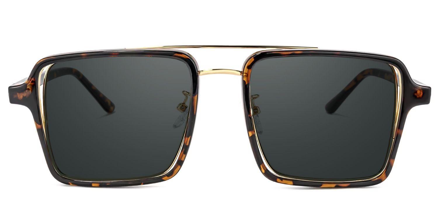 Aviator Tortoise-Gold Sunglasses | ZEELOOL UK0