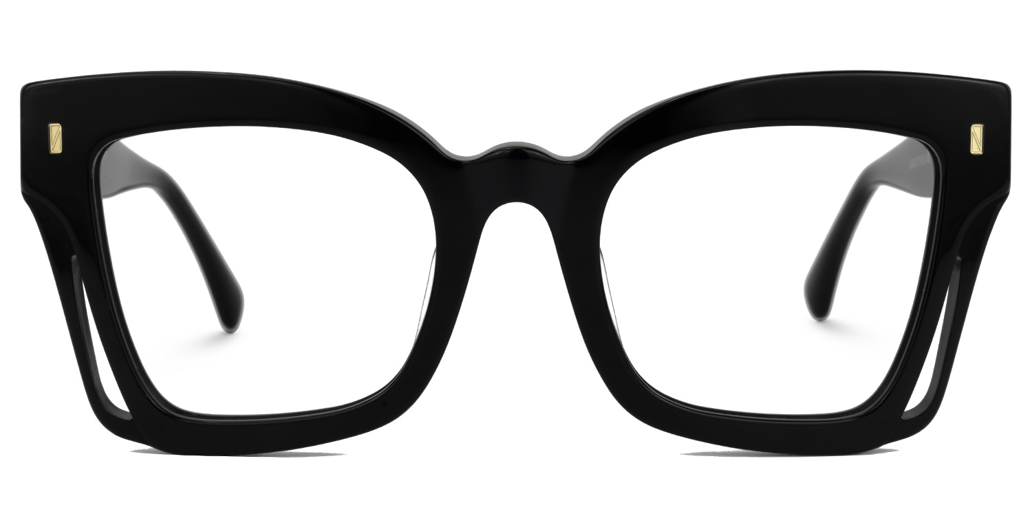 Dayana Square Black Glasses0