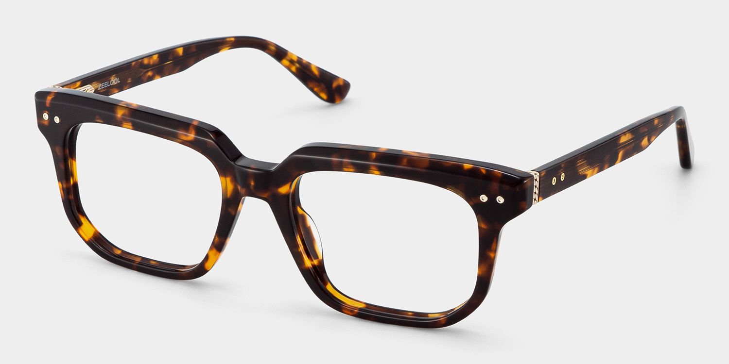Michael Square Tortoise Shell Glasses Frames for Men | ZEELOOL3