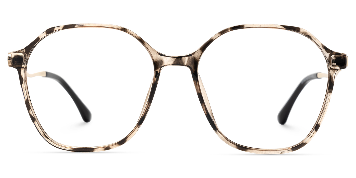Lekesha Geometric Tortoise Glasses0