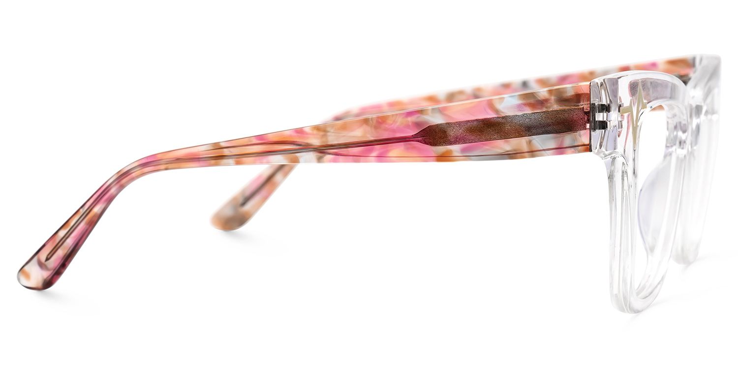 Cara Butterfly Clear Acetate Frames for Women | ZEELOOL UK2