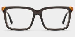 Troy Rectangle Light Gray Glasses0