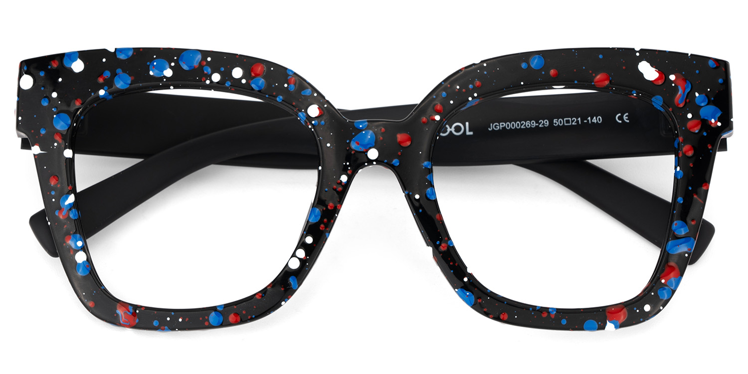 ZEELOOL Malcolm Square Colorful Glasses
