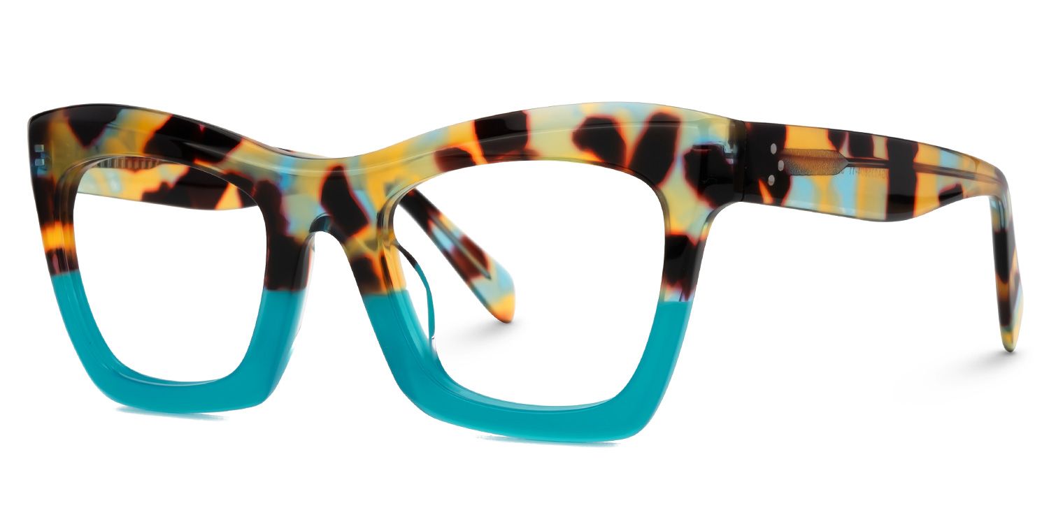New Arrival Peacock-Blue Color for Benitez Frame Glasses | ZEELOOL UK1