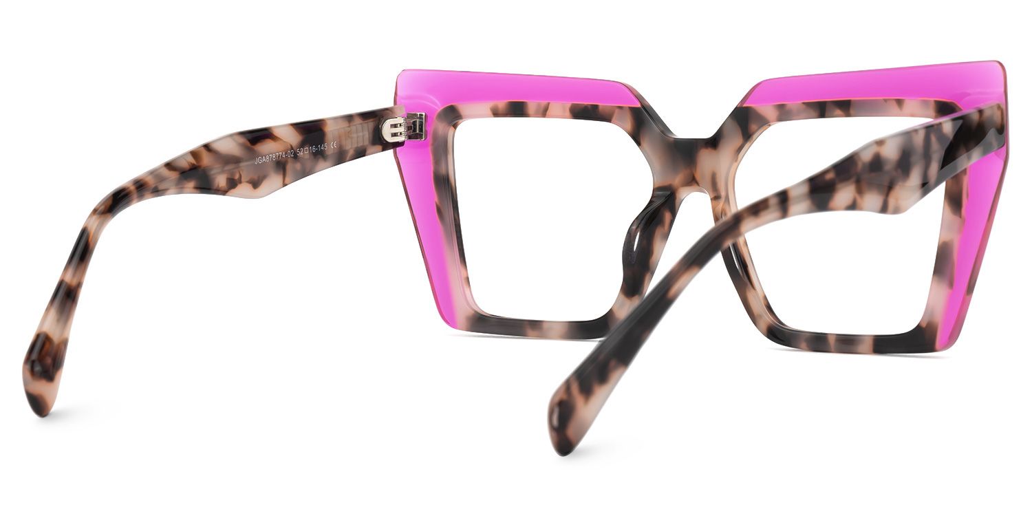 Acetate Kaliyana Eyeglasses, Kaliyana Square Glasses -Zeelool Glasses3