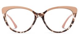 Marcus Cateye Cameo-Brown Glasses0