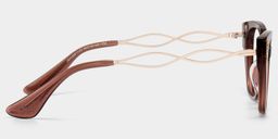 Alma Butterfly Brown Glasses3