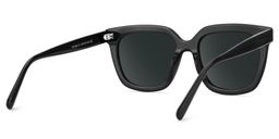 Lark Black Square Sunglasses4