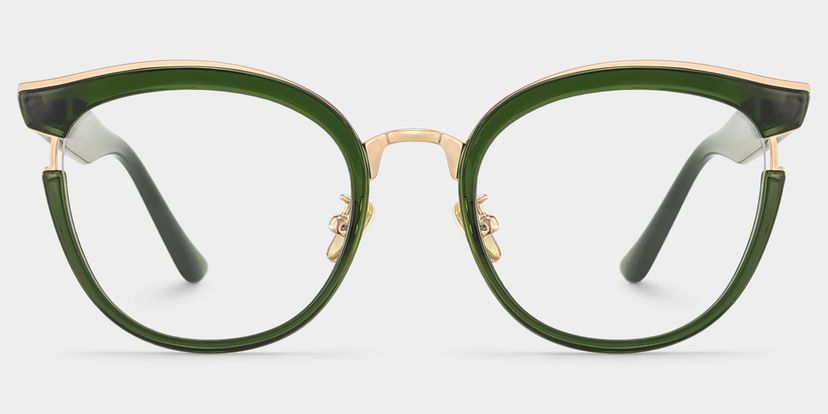 Laraine Green Cat eye Glasses