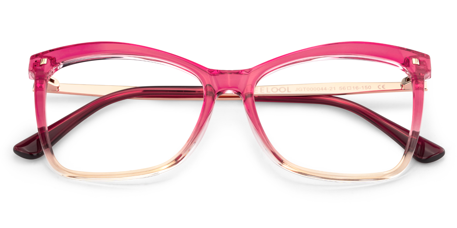 Isaebella Butterfly Neon-Pink Glasses2