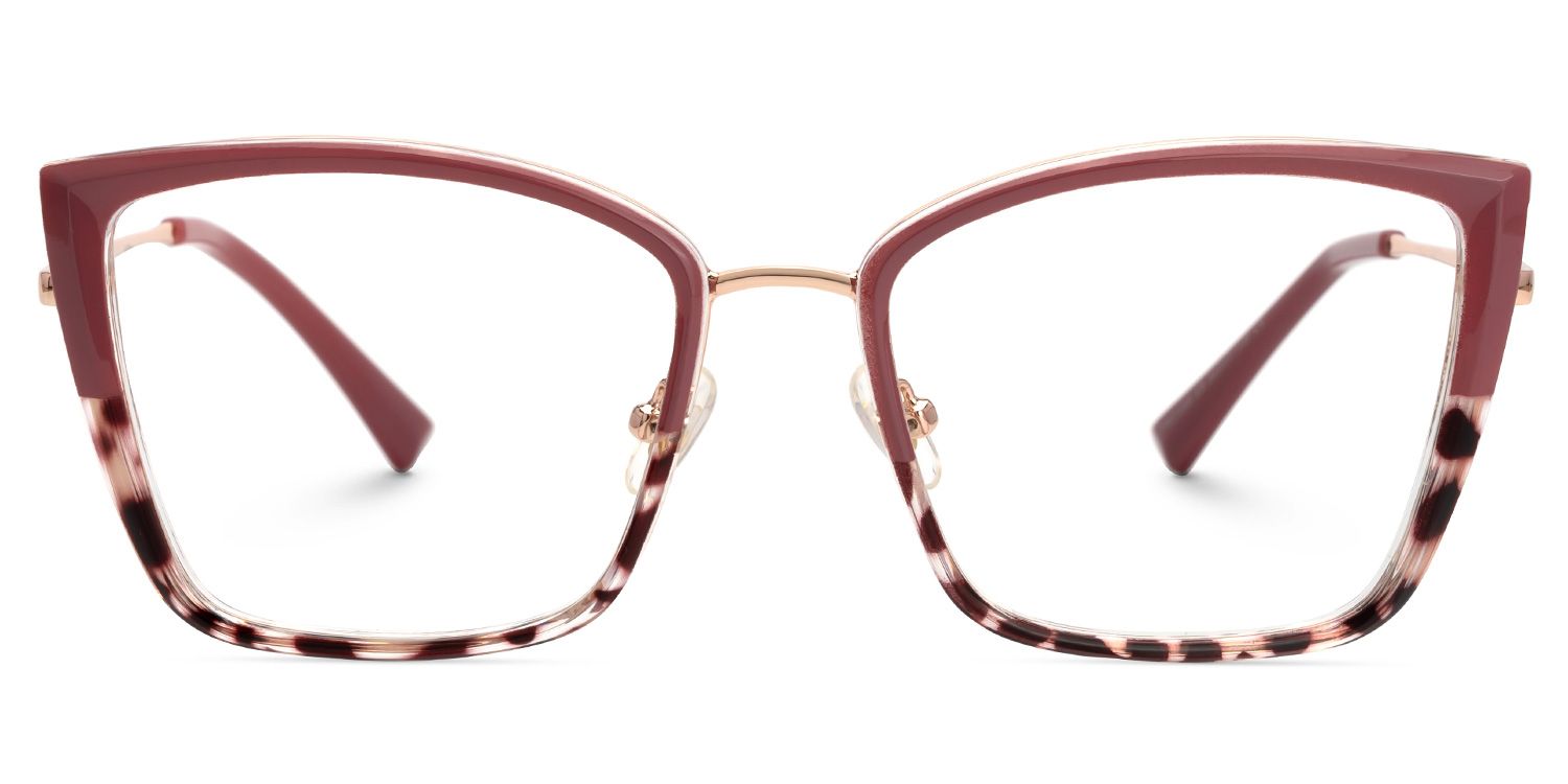 Mariie Butterfly Red Full-Frame Glasses | ZEELOOL UK0
