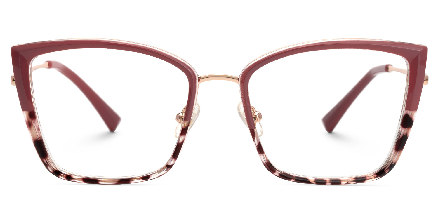 Mariie Butterfly Red Full-Frame Glasses | ZEELOOL UK0