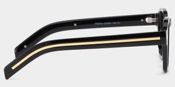 Leilani Rectangle Black Polarized Sunglasses3