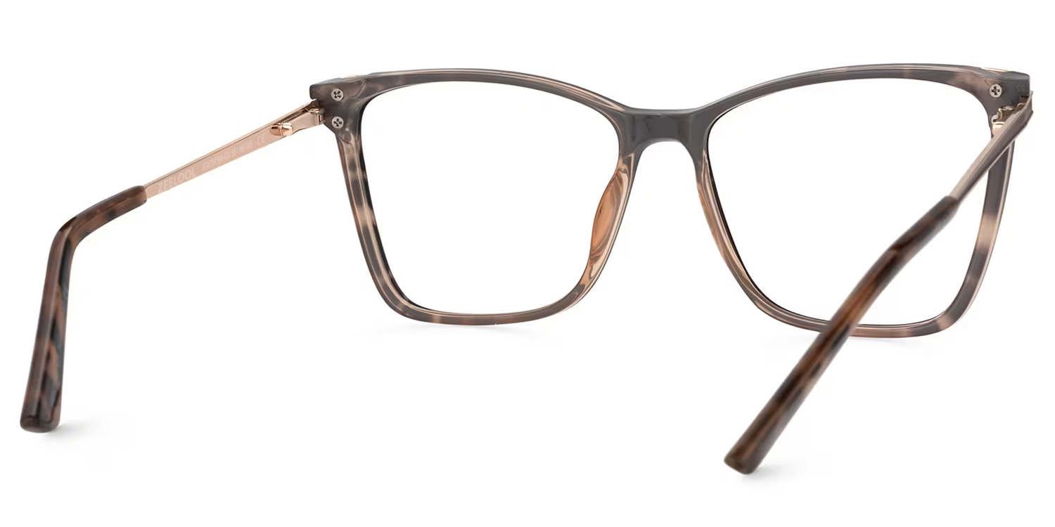 Tricee square Tortoise shell Eyeglass Frames For Women | ZEELOOL UK5
