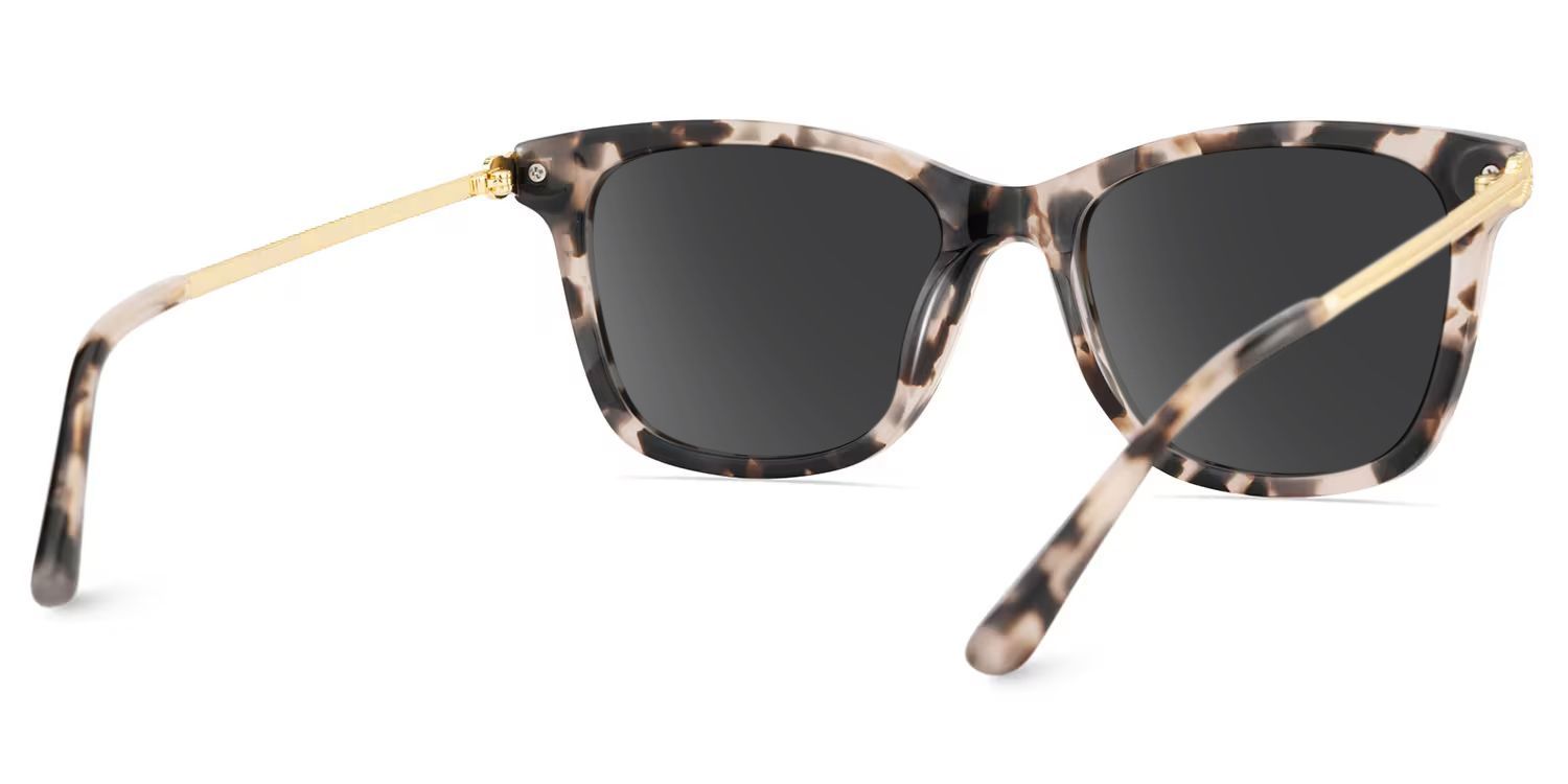 Large Rectangle Eyeglasses With Woven Metal Temples4