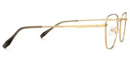 Oduntan Rectangle Gold Glasses2