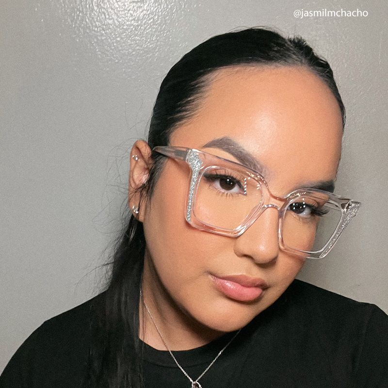 Khadra Square Clear Glasses | ZEELOOL UK5