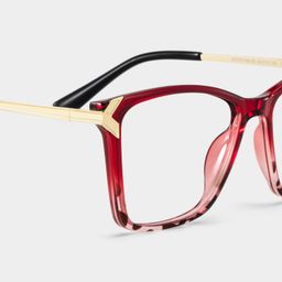 Mia Two-tone Square Glasses5