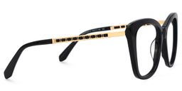 Deangela Cateye Black Glasses3