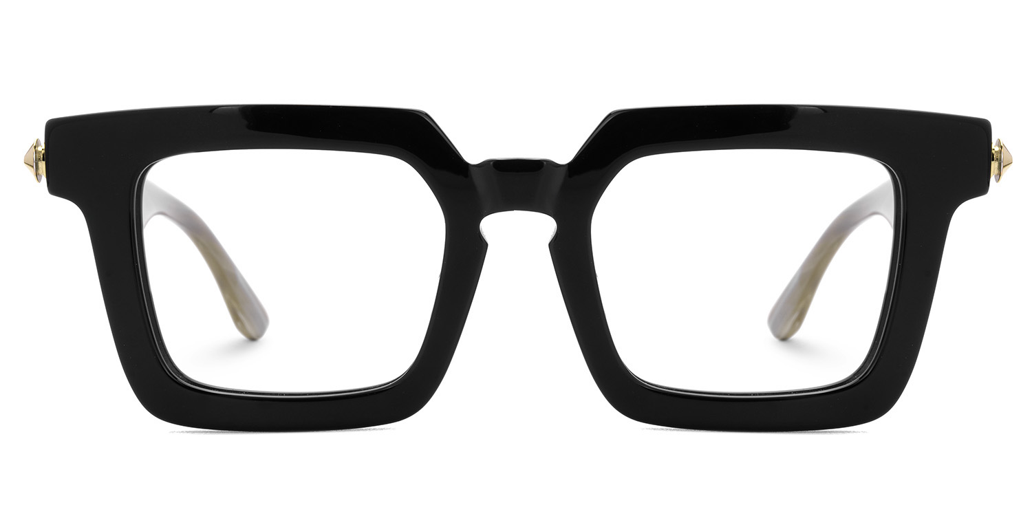 Ruthann Square Black Glasses good-img