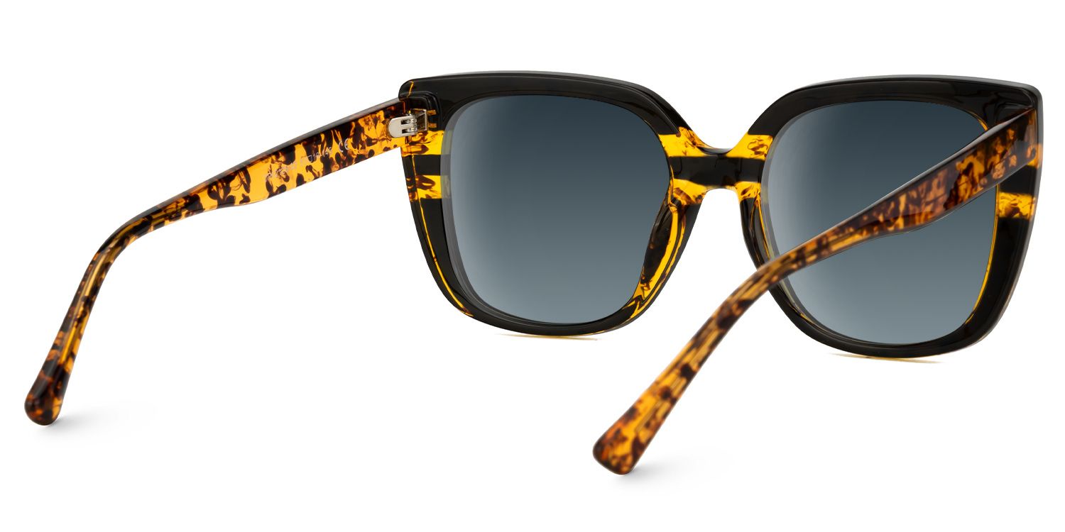 Brenda Square Tortoise Sunglasses | ZEELOOL UK3