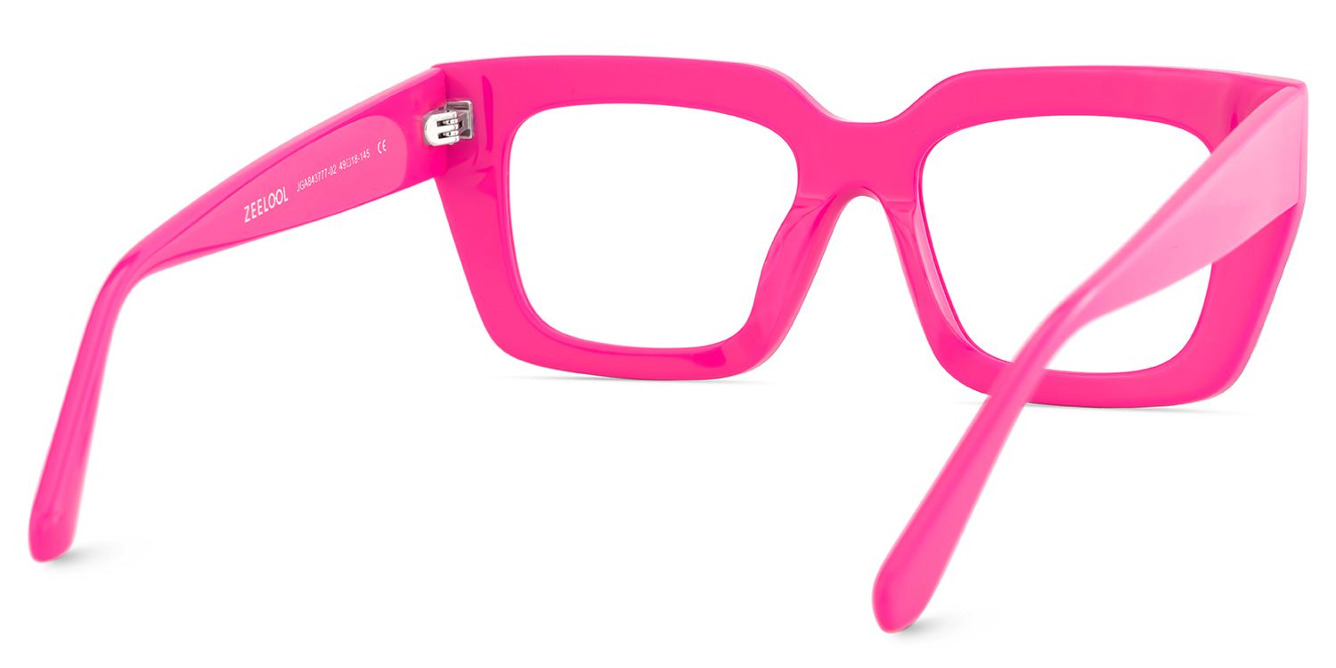 Kent Acetate Rainbow Frame Glasses with Square Shape | ZEELOOL UK6