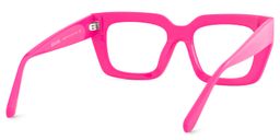 Kent Rectangle Bright Pink Glasses6