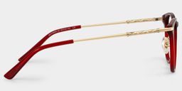 Laura Red Square Glasses4