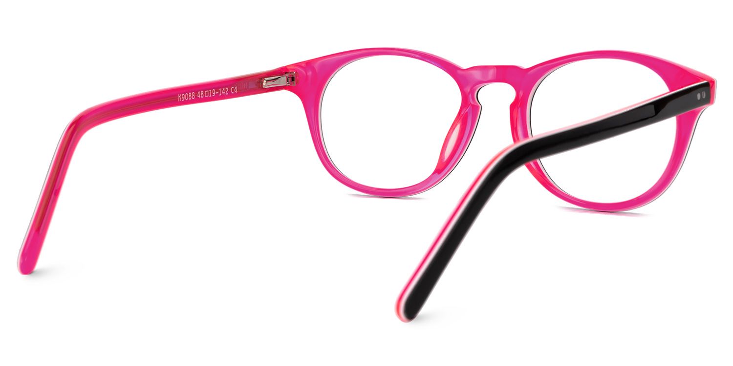 Kids Oval Stitch Glasses with Cute Style -Zeelool3