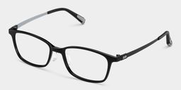 Finne Rectangle Black Glasses2