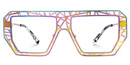 Blake Geometric Iridescent Glasses0