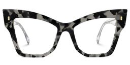 Jeanine Cateye Gray-Tortoise Glasses0