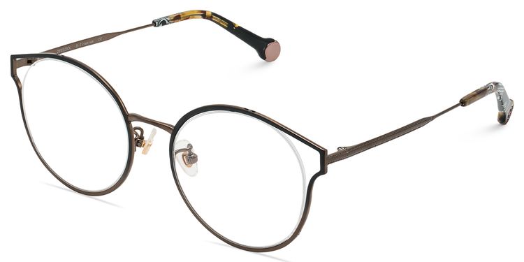 Yaselie Cateye Black Glasses