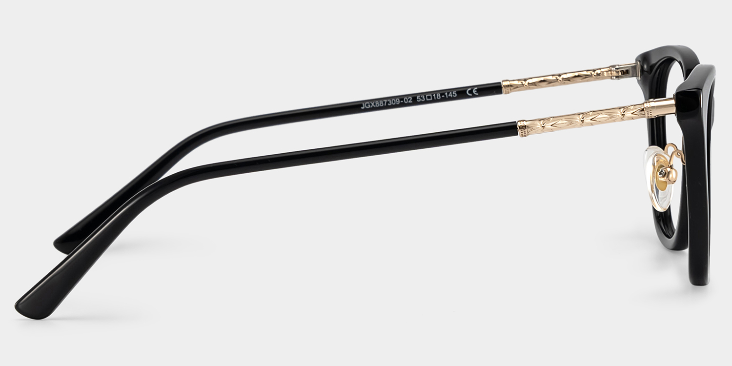 April Cat-eye Black Glasses4