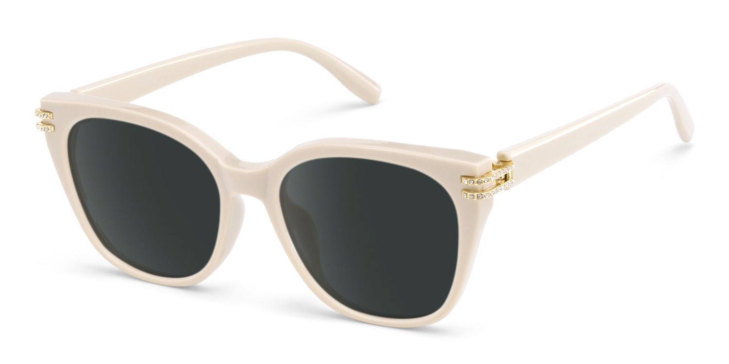 Catalina Beige Square Polarized Sunglasses Online | ZEELOOL UK2