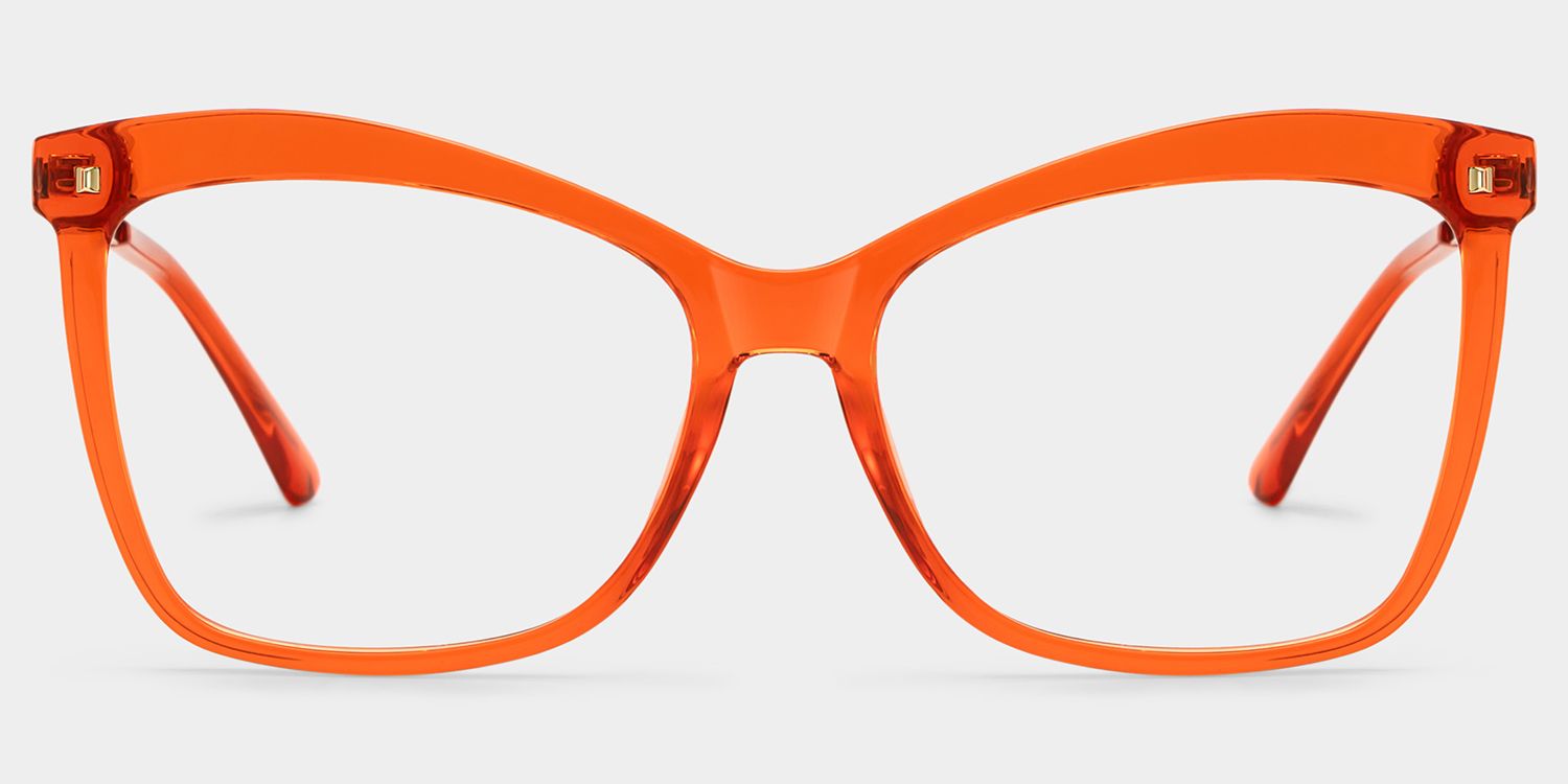 Isaebella Butterfly Orange Eyeglasses and Glasses Frame0