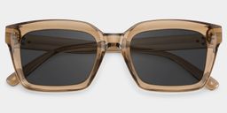 Grover Rectangle Beige Glasses1