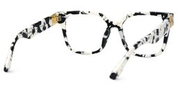 Kerri Square Cow Print Glasses5