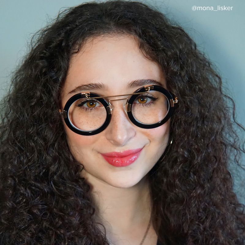 Martis Round Black Glasses | ZEELOOL UK4