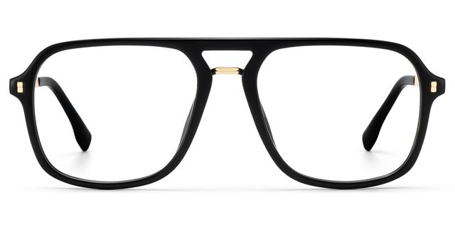 Kilworth Aviator Black Glasses