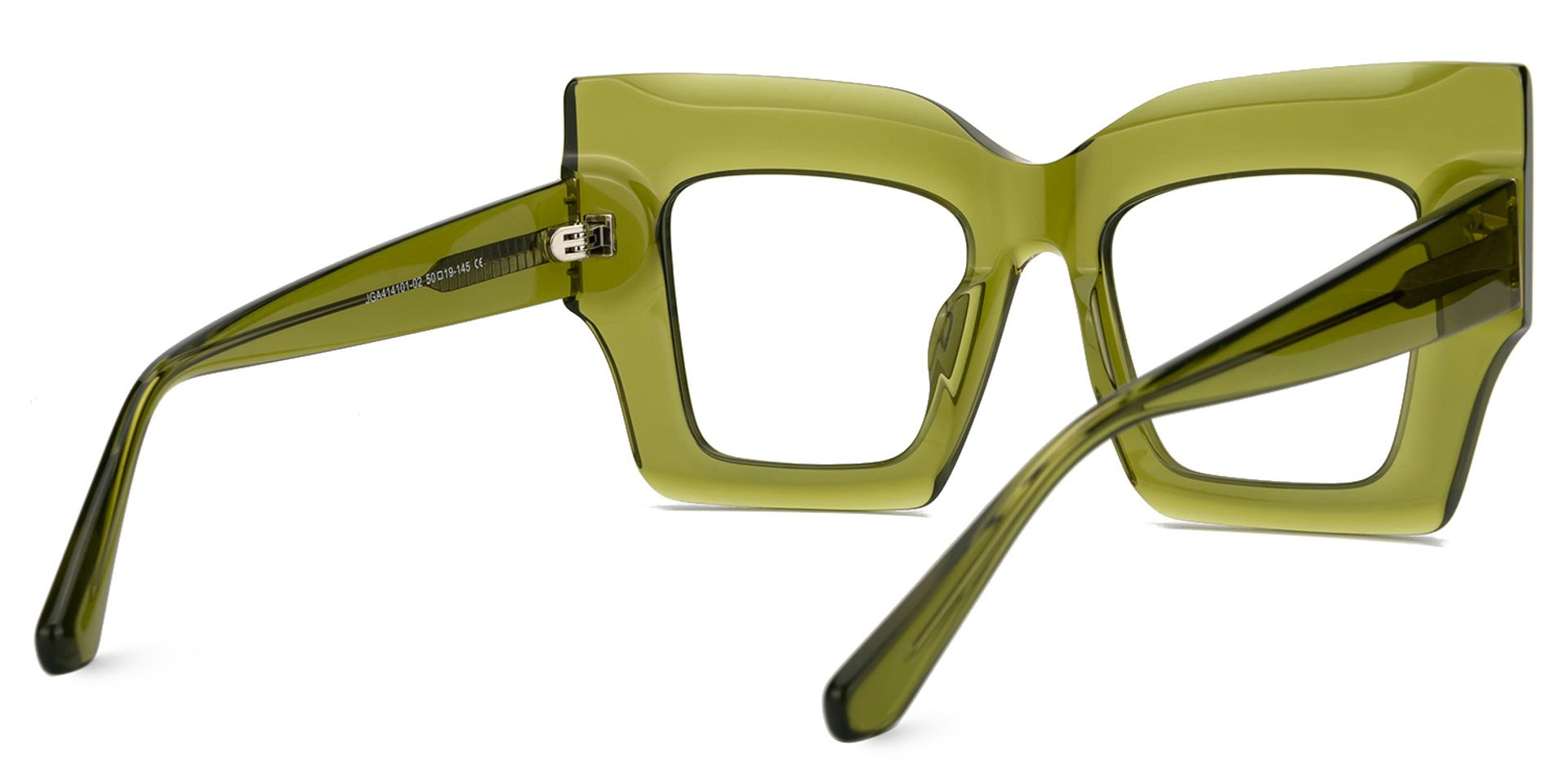 Milner Thick Frame Square Eyeglasses  -Zeelool Optical3