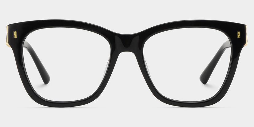 Mae Square Black Glasses