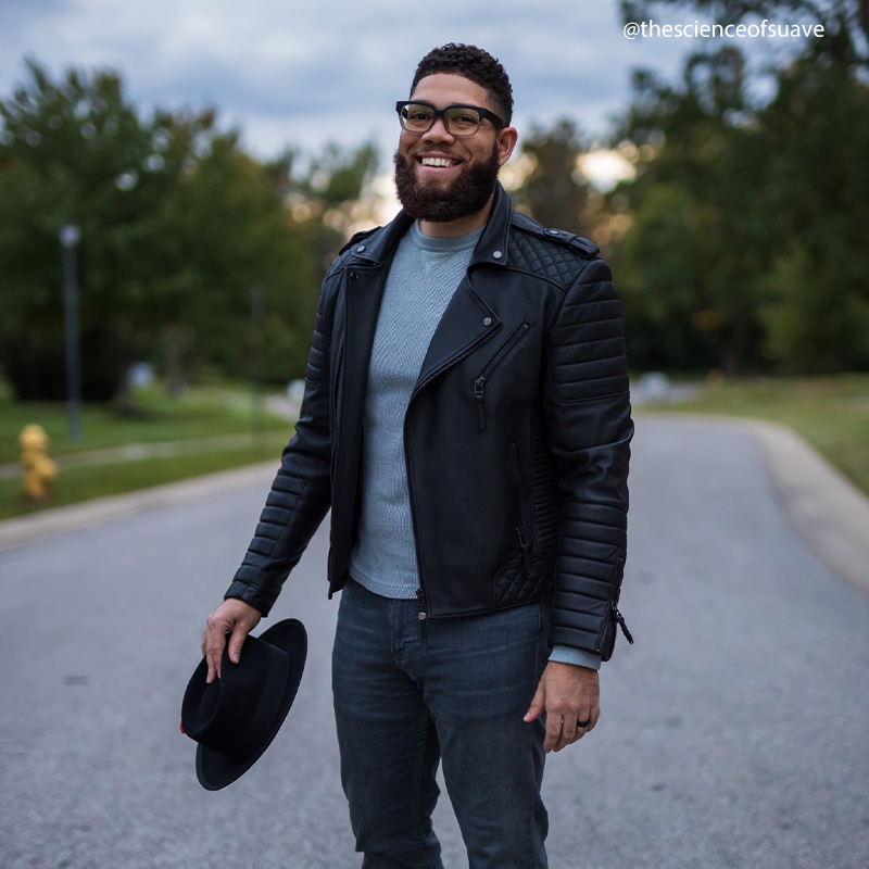 Colin Rectangle Black-Gray Glasses8