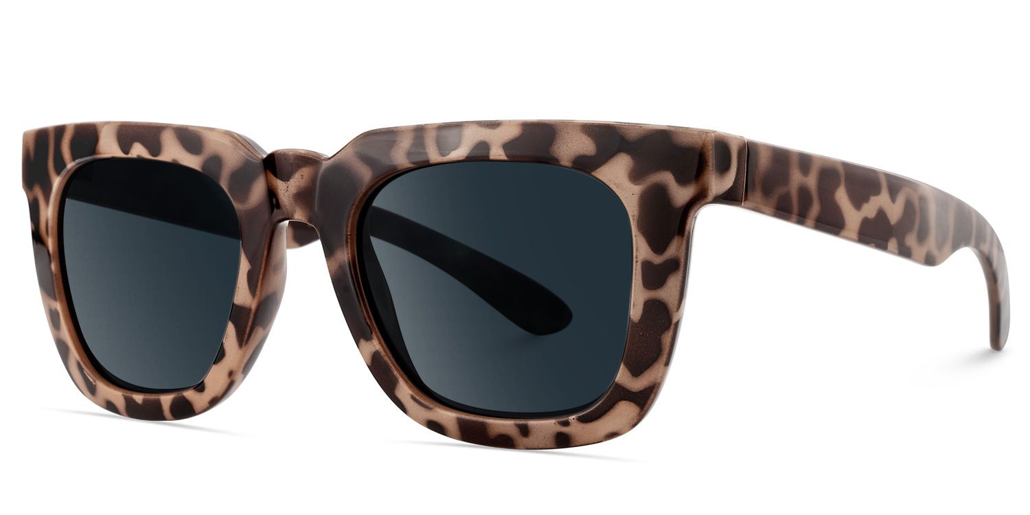 Clea Tortoise Rectangle Polarized Sunglasses for Driving | ZEELOOL UK2