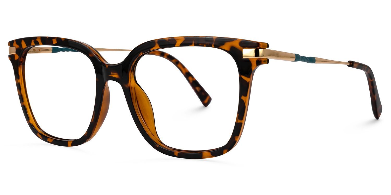 Jacqui Square Tortoise Glasses1
