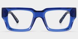 Orson Rectangle Blue Glasses1