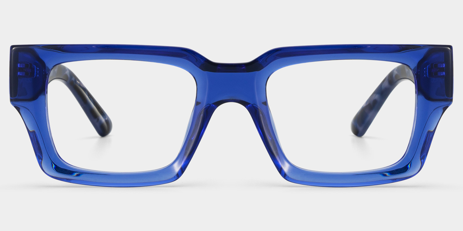 Orson indigo glasses with Rectangle Frame Online | ZEELOOL1