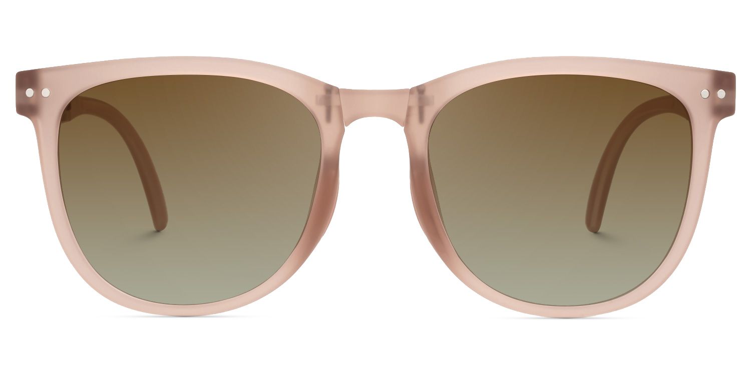 Lindzy Square Sunglasses with Tr90 Pink Frames | ZEELOOL CA0